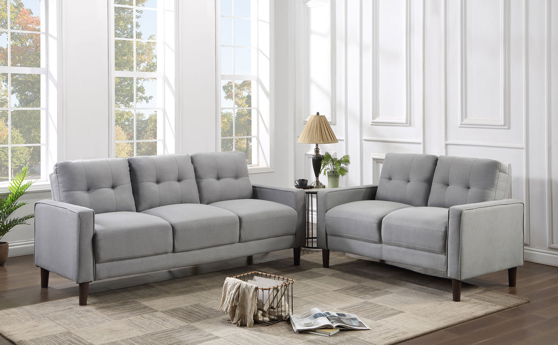 Bowen Upholstered Track Arms Tufted Sofa Set image