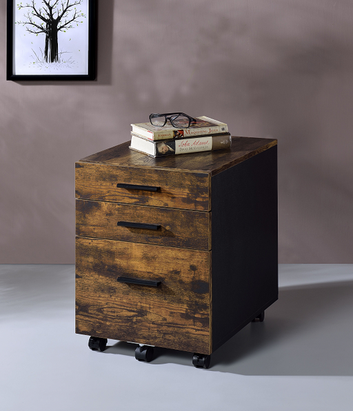 Abner Weathered Oak File Cabinet image