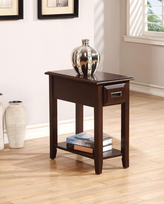 Flin Dark Cherry Side Table image