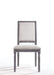 Leventis Cream Linen & Weathered Gray Side Chair image