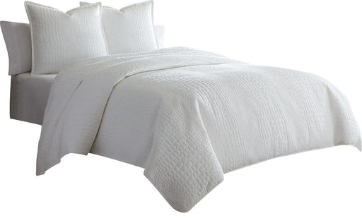 Ashworth 3-pc King Duvet /Coverlet Set in White image