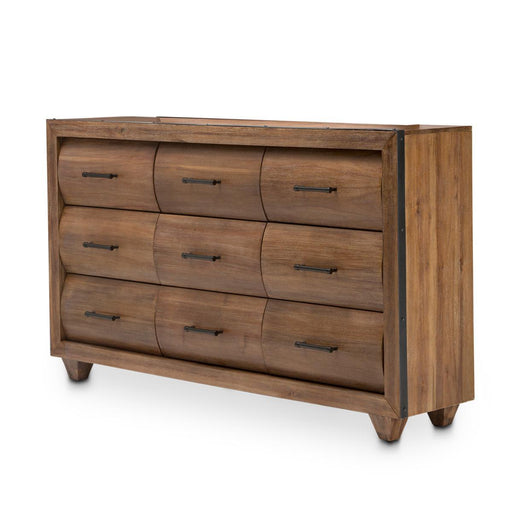 Brooklyn Walk Dresser in Burnt Umber image