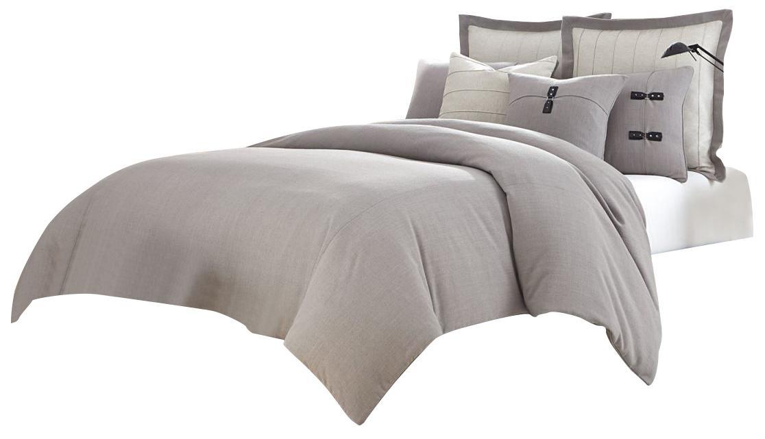 Fusion 8-pc King Duvet Set in Gray image