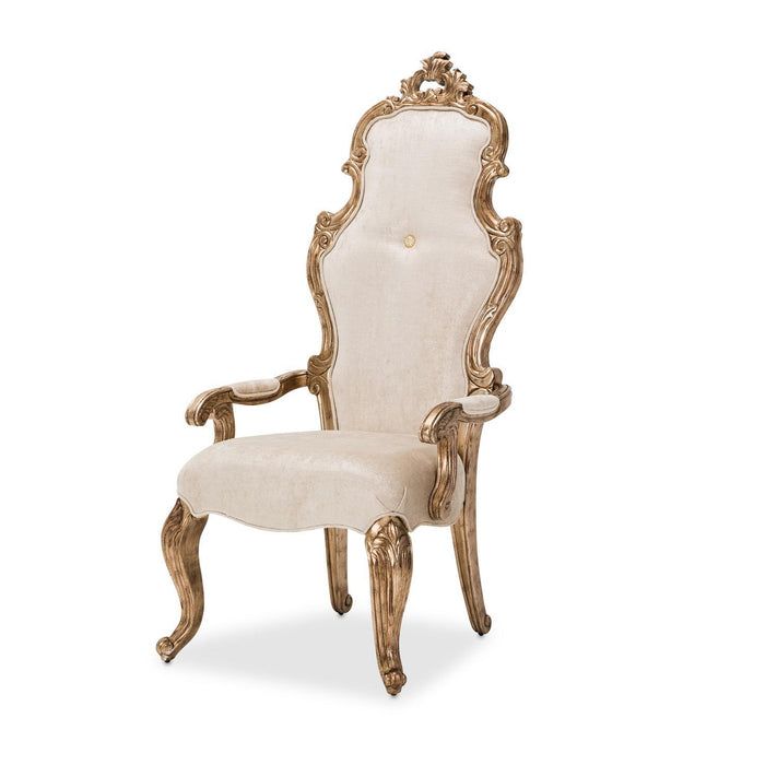 Platine De Royale Desk Chair In Champagne