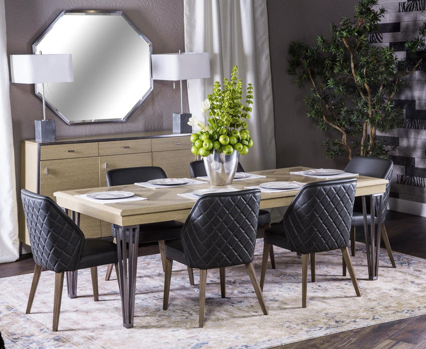 Silverlake Village Sideboard Mirror In Washed Oak