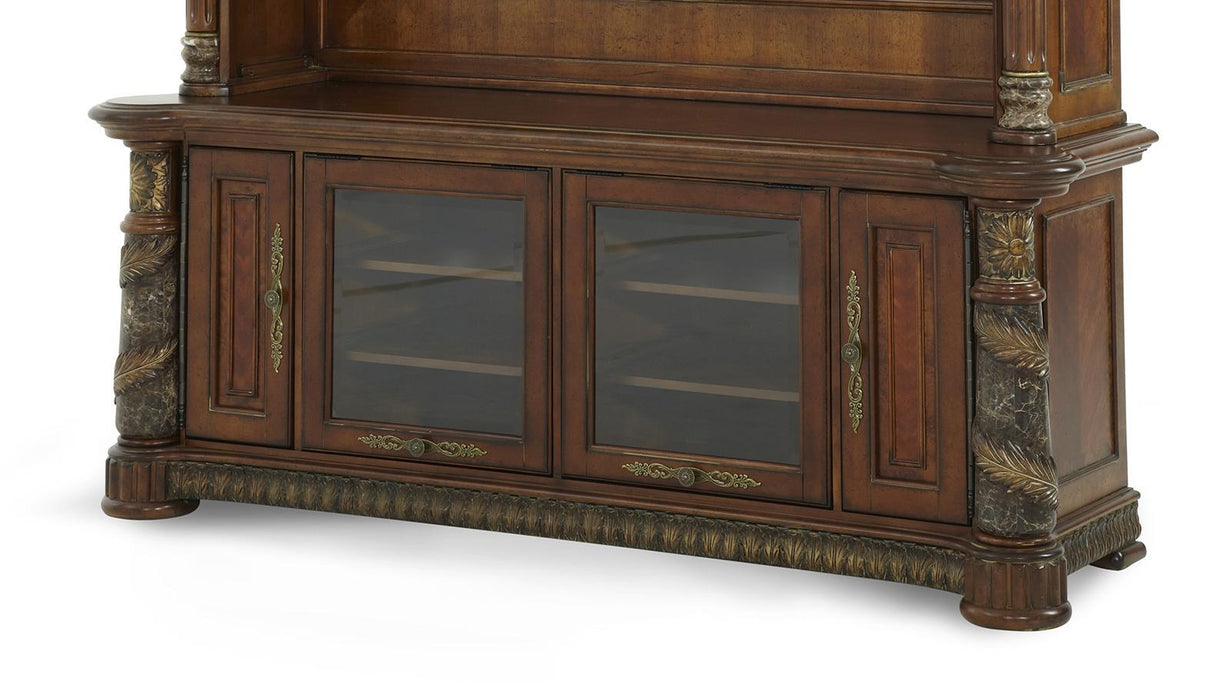 Villa Valencia Entertainment Wall In Chestnut- Base Only