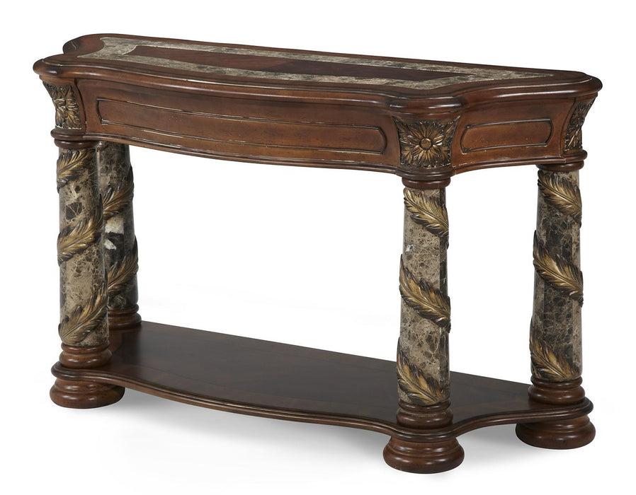 Villa Valencia Sofa Table In Classic Chestnut 72203-55