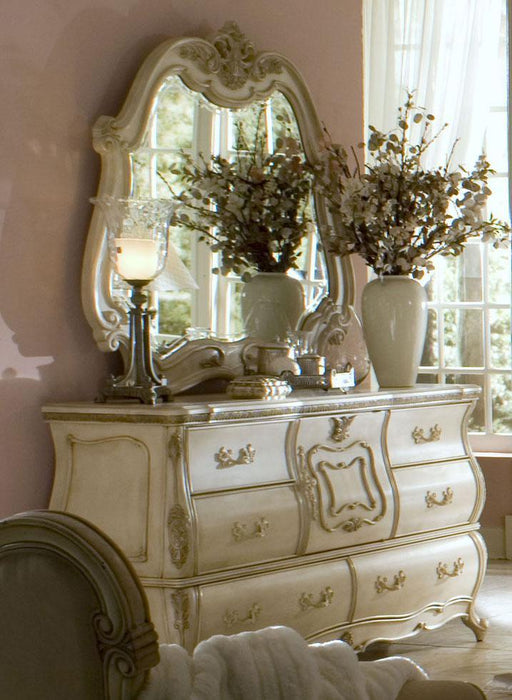 Lavelle Dresser Mirror In Blanc White