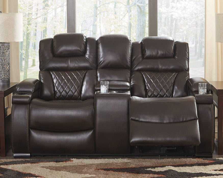 Warnerton Power Reclining Loveseat With Console