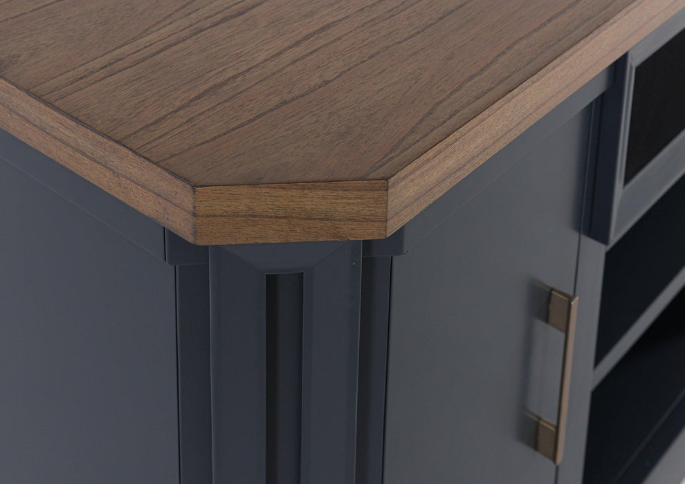 Landocken 83" TV Stand With Electric Fireplace