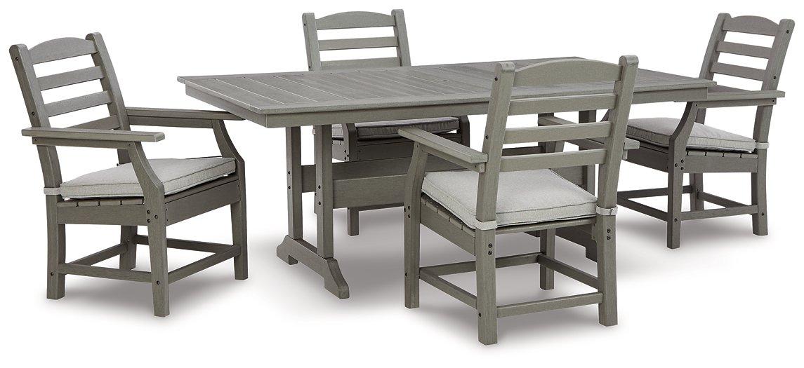Visola Outdoor Dining Table With 4 Chairs