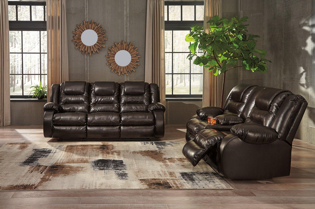 Vacherie Reclining Loveseat With Console