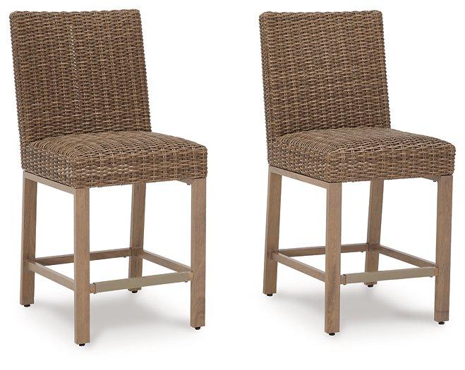 Walton Bridge Outdoor Bar Stool (Set Of 2)