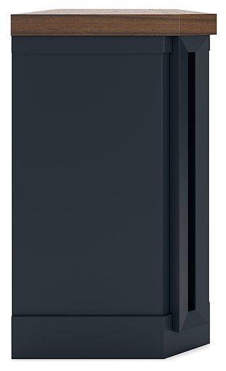 Landocken 83" TV Stand With Electric Fireplace