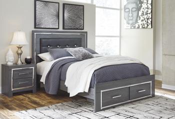 Lodanna Bed With 2 Storage Drawers