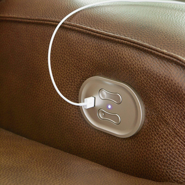 Francesca Power Reclining Loveseat With Console