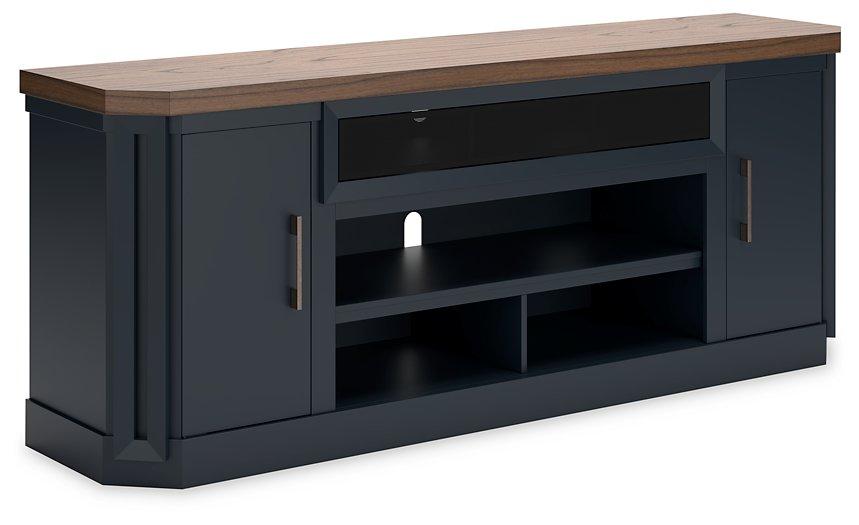 Landocken 83" TV Stand With Electric Fireplace