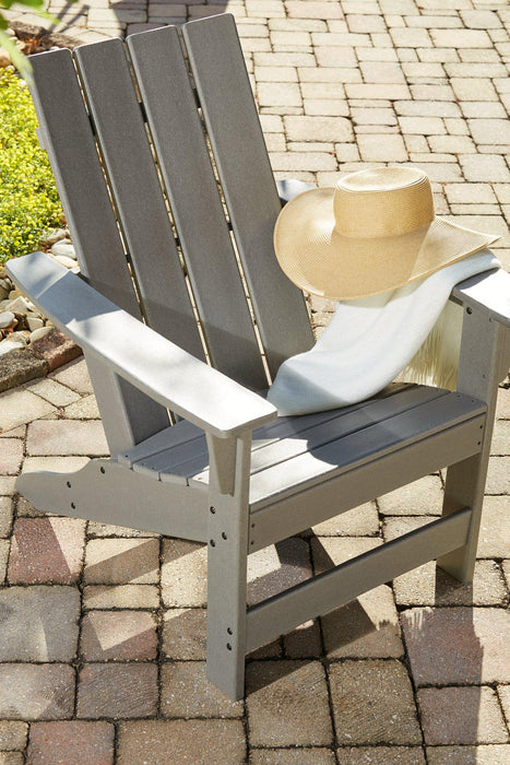 Visola Outdoor Adirondack Chair Set With End Table