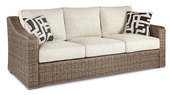 Beachcroft Outdoor Sofa, Lounge Chairs And Fire Pit