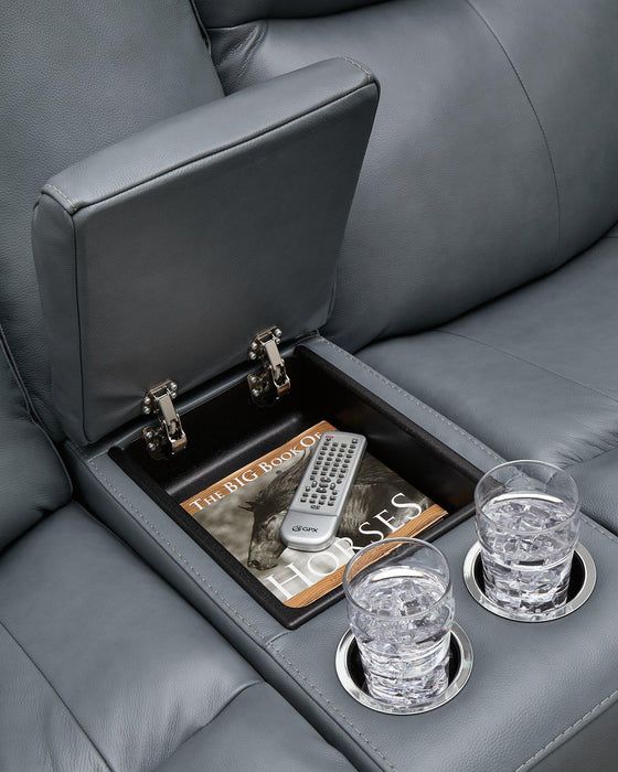 Mindanao Power Reclining Loveseat With Console