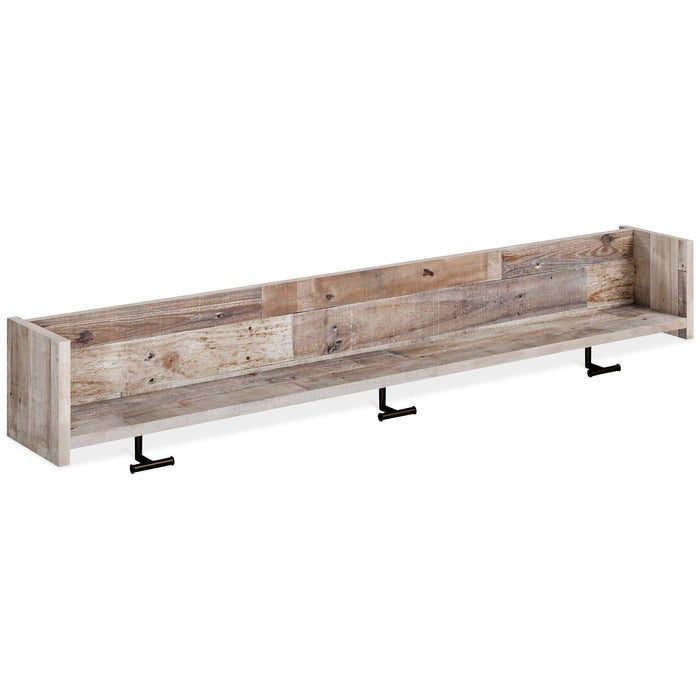 Neilsville Wall Mounted Coat Rack With Shelf