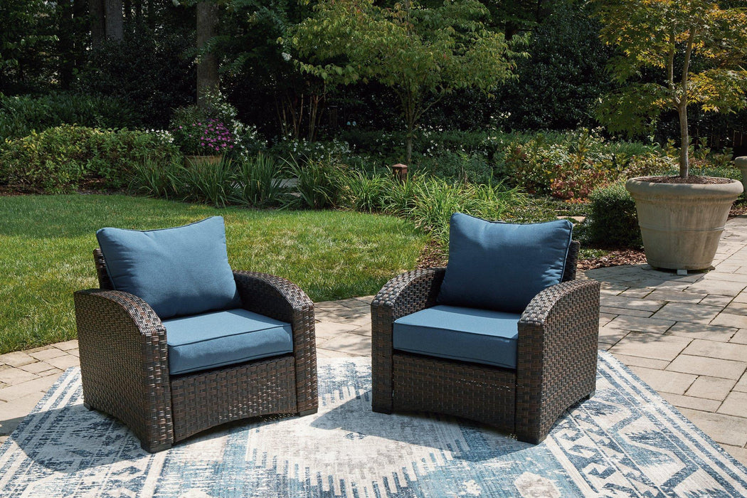 Windglow Outdoor Lounge Chair With Cushion