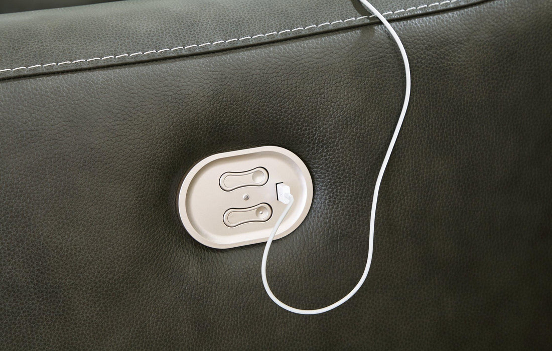 Center Line 3-Piece Power Reclining Loveseat With Console