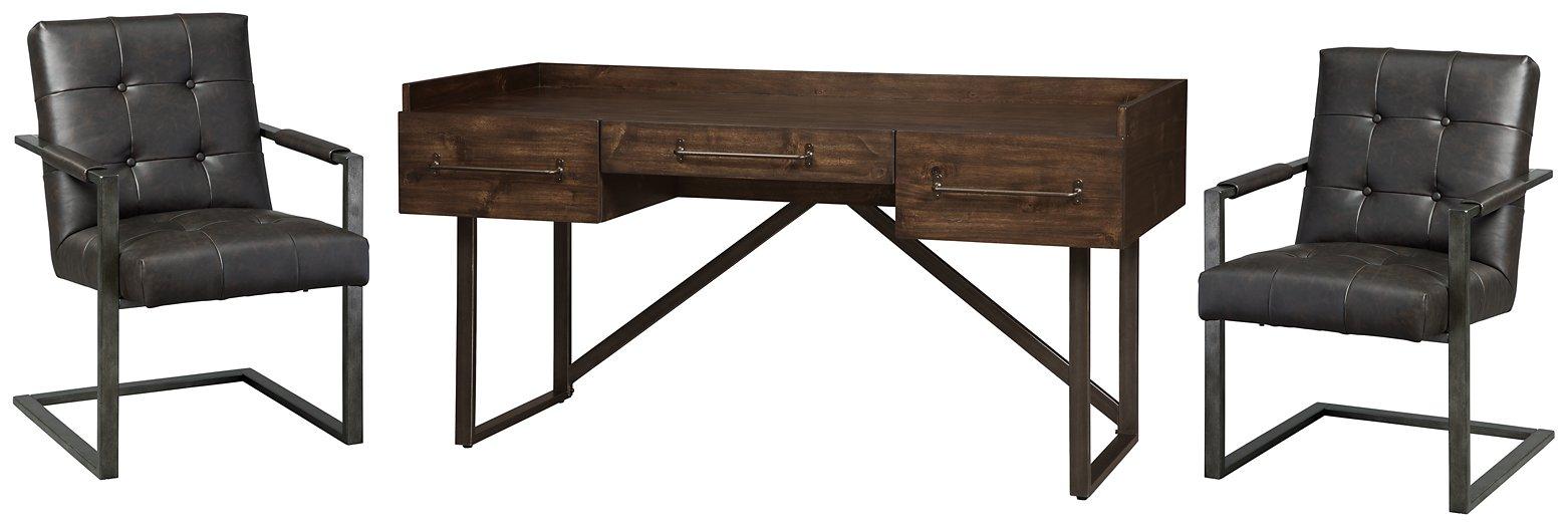 Starmore Home Office Desk With 2 Chairs
