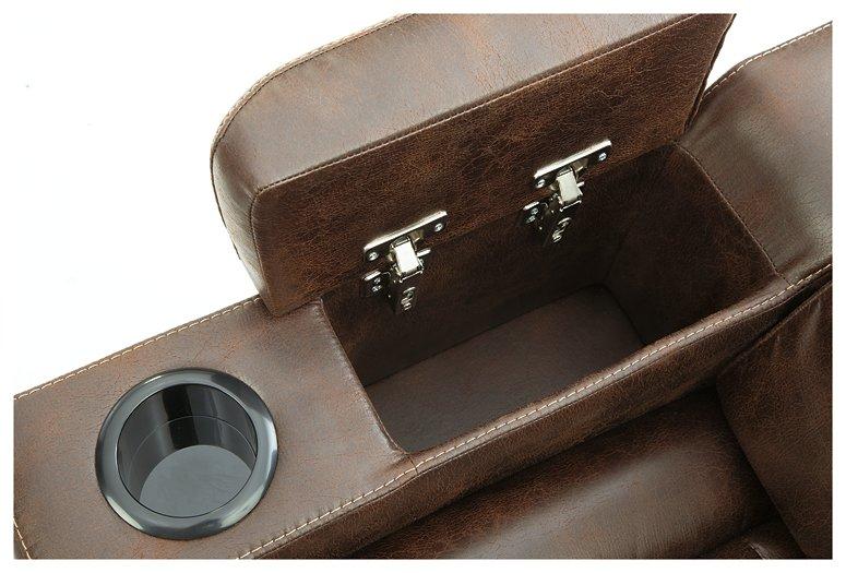 Owner'S Box Power Reclining Loveseat With Console