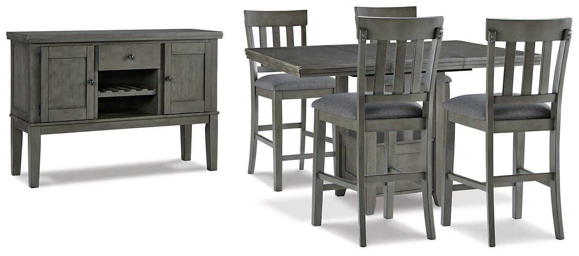 Hallanden Counter Height Dining Room Set