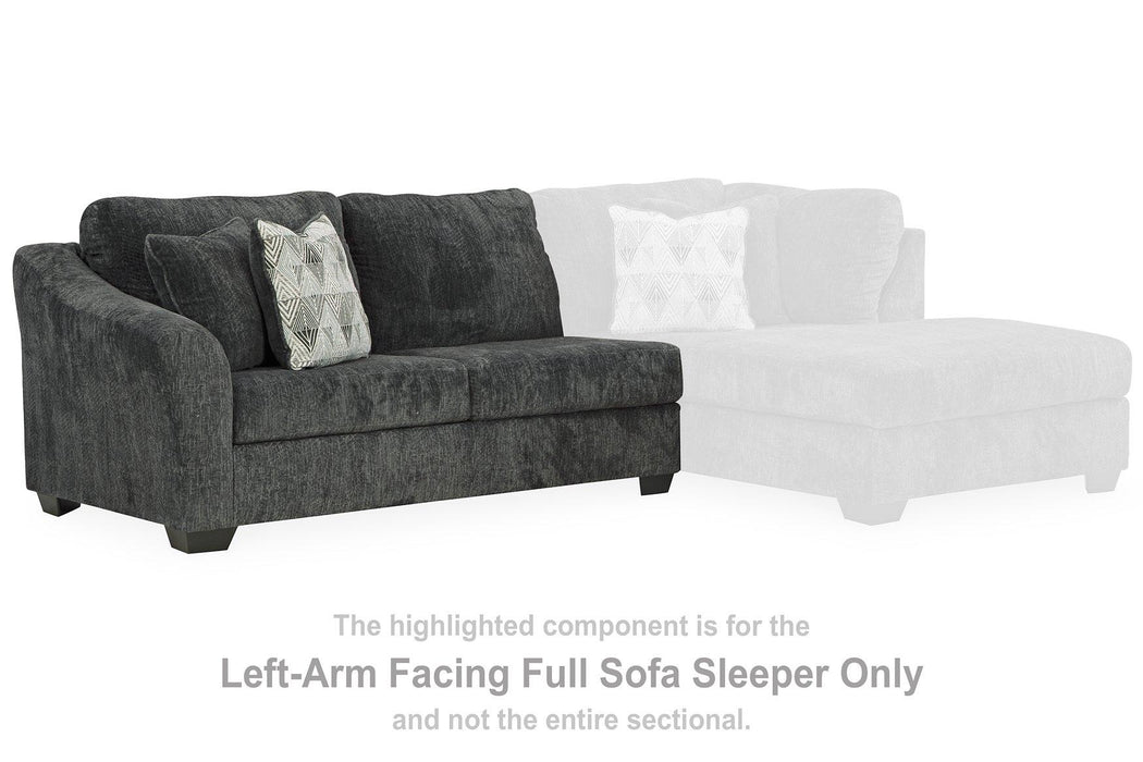 Biddeford 2-Piece Sleeper Sectional With Chaise