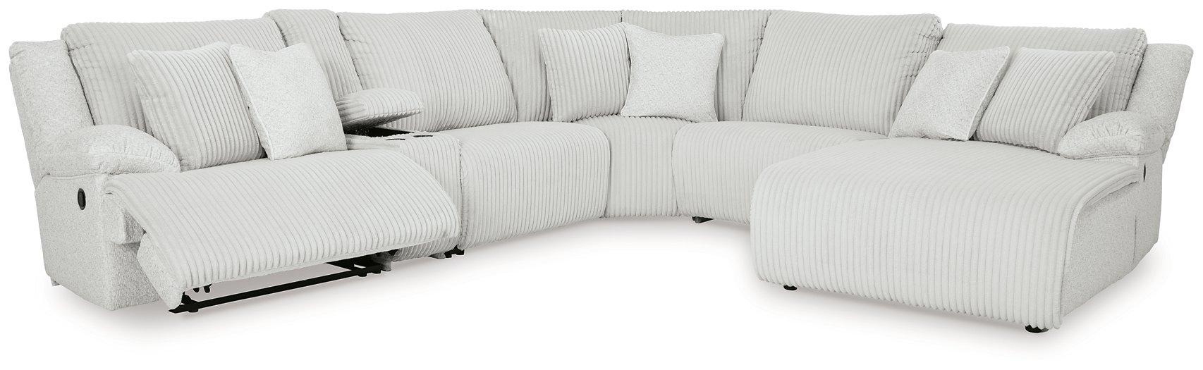 Top Tier Reclining Sectional With Chaise