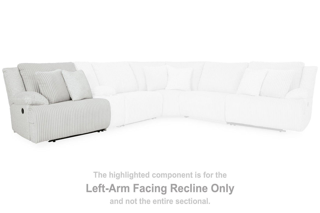 Top Tier Reclining Sectional With Chaise