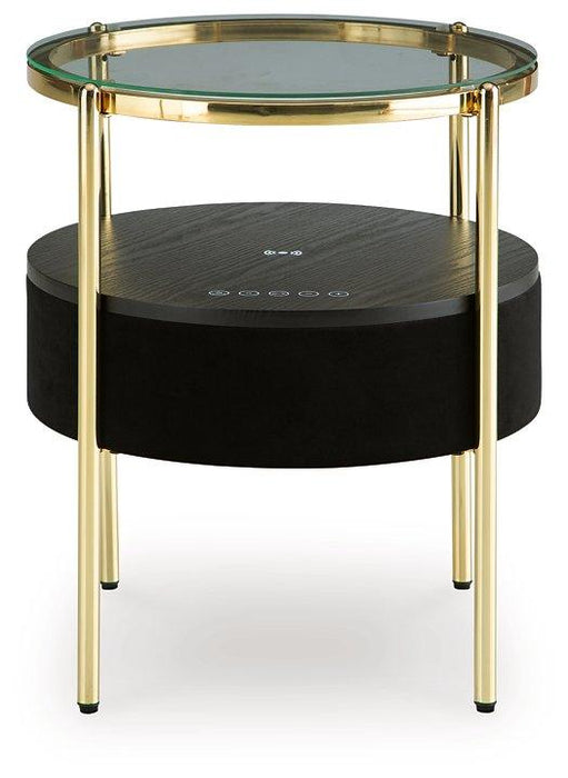 Nedman Accent Table With Speaker
