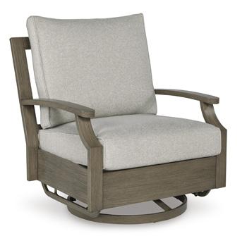 Rainier Ranch Outdoor Swivel Glider Chair With Cushion