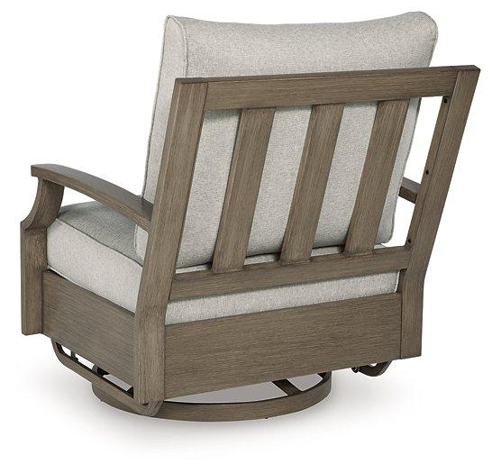 Rainier Ranch Outdoor Swivel Glider Chair With Cushion