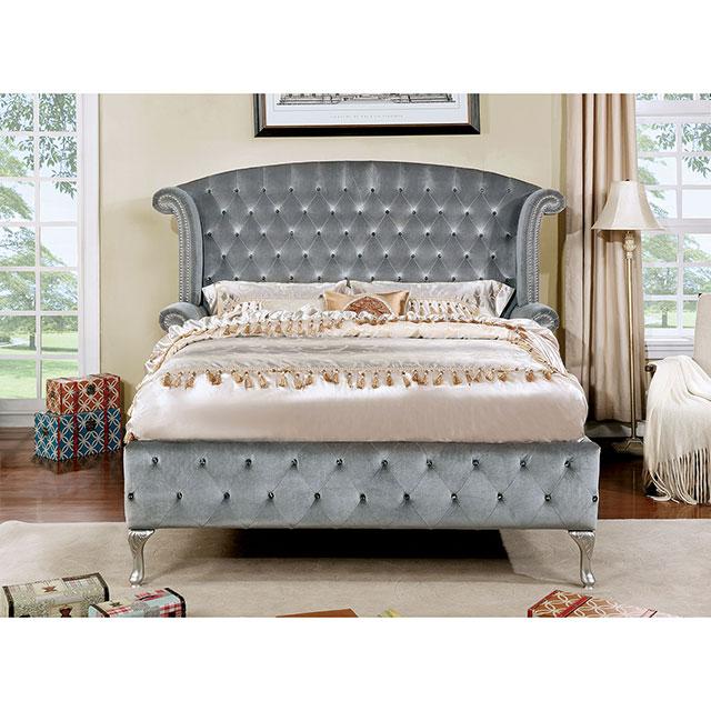 Alzir Gray Queen Bed