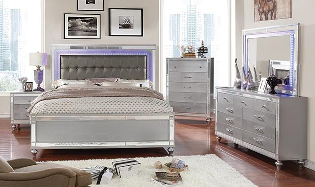 Brachium Silver Cal.King Bed