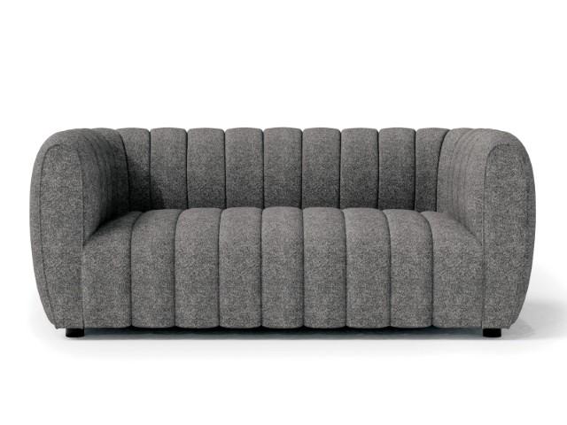 AVERSA Loveseat, Charcoal Gray