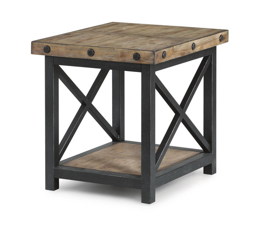 Flexsteel Carpenter End Table in Rustic Gray image