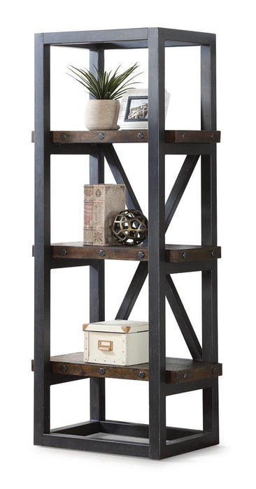 Flexsteel Carpenter Side Pier In Rustic Brown