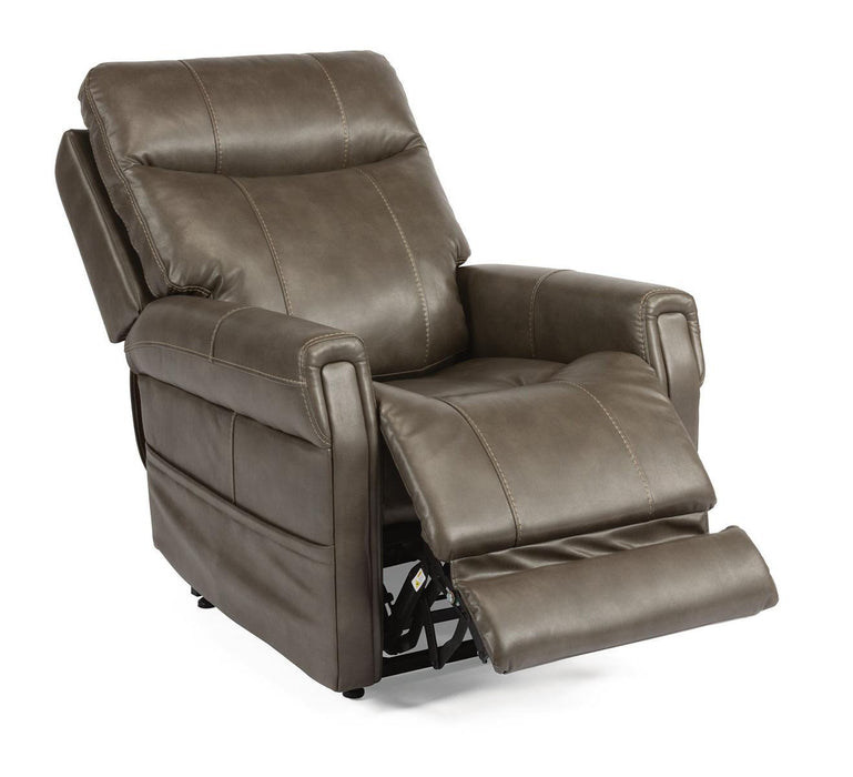 Flexsteel Jenkins Power Lift Recliner With Power Headrest And Lumbar