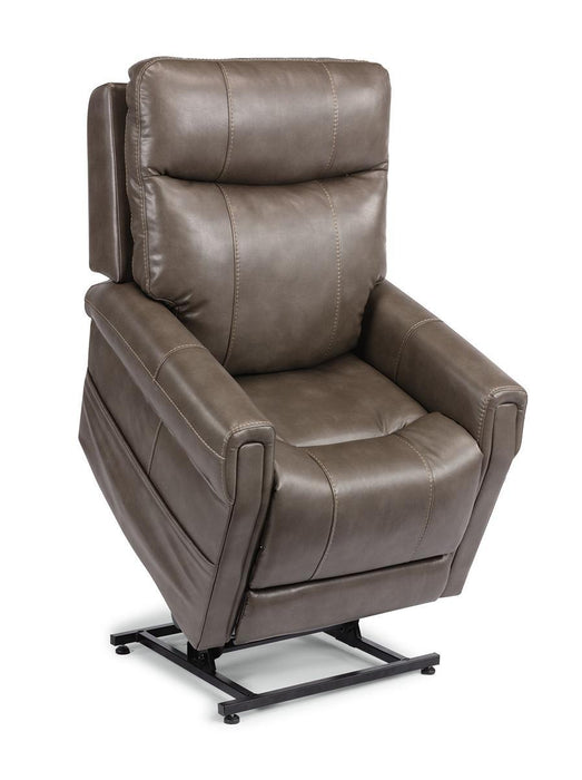 Flexsteel Jenkins Power Lift Recliner With Power Headrest And Lumbar