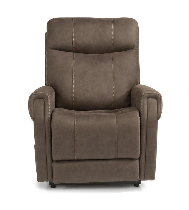 Flexsteel Jenkins Power Lift Recliner With Power Headrest And Lumbar
