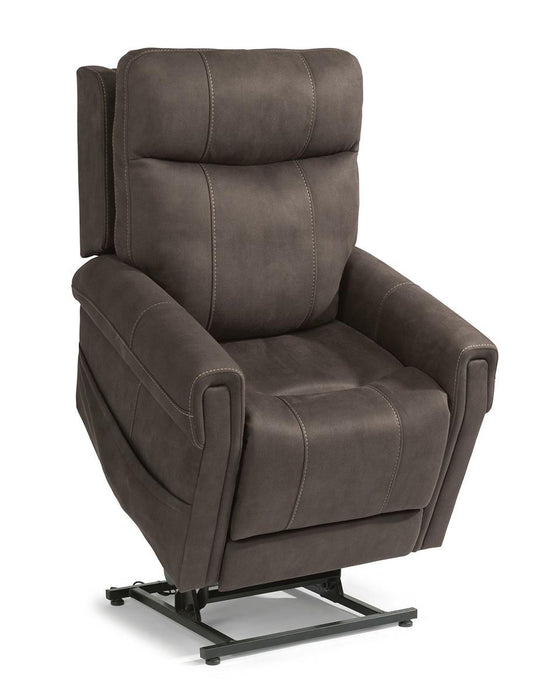Flexsteel Jenkins Power Lift Recliner With Power Headrest And Lumbar