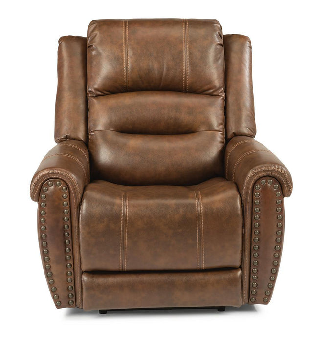 Flexsteel Oscar Power Lift Recliner with Power Headrest and Lumbar