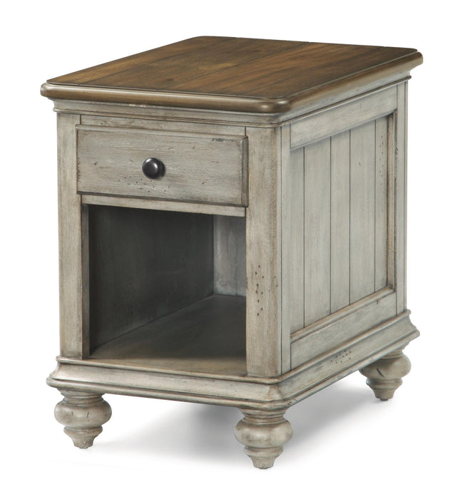 Flexsteel Plymouth Chairside Table In Two-Tone