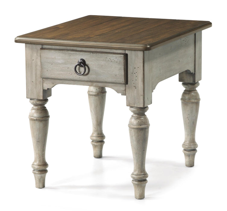 Flexsteel Plymouth End Table In Two-Tone
