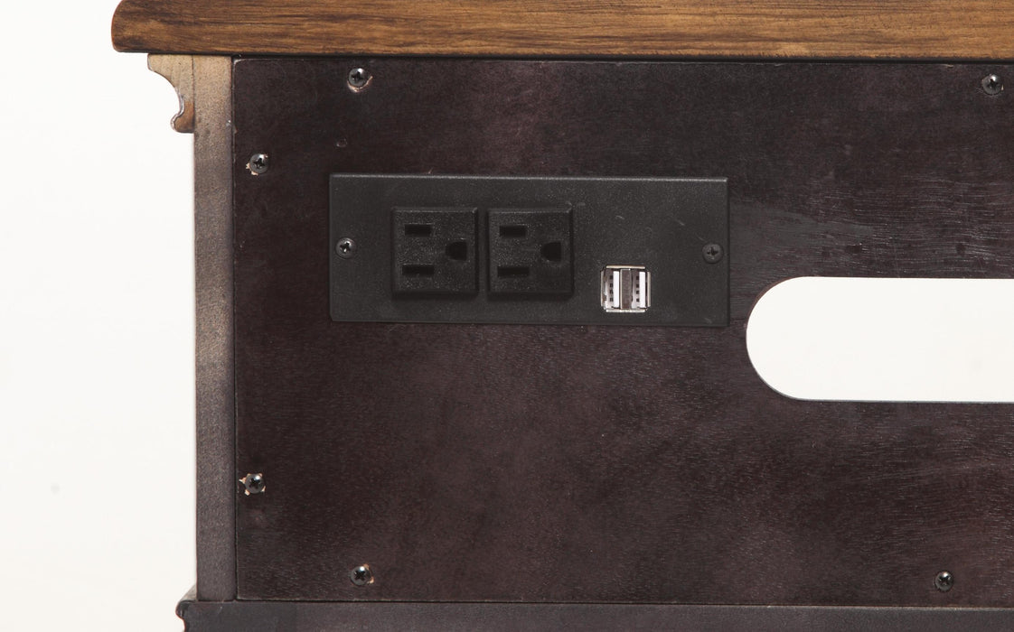 Flexsteel Plymouth Entertainment Base In Two-Tone