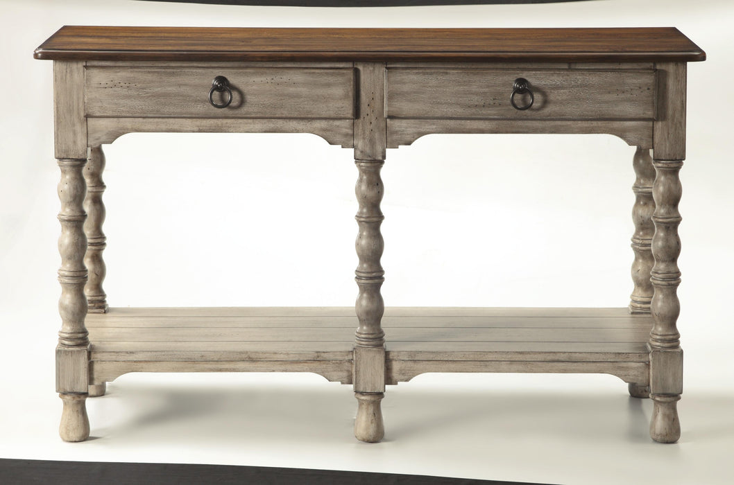 Flexsteel Plymouth Sofa Table With Drawer In Two-Tone